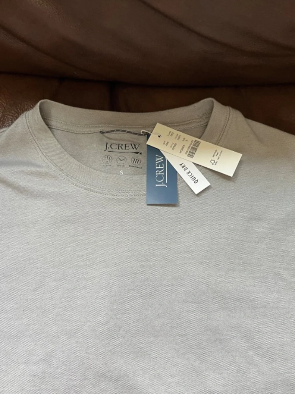 MEN'S J.CREW 'COOLMAX' PERFORMANCE T-SHIRT, SLIM FIT, S, LKNEW W/TAGS, RARE!!